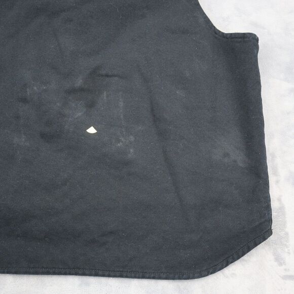 Skechers Vest Mens XL Black Plain Sleeveless Front Pockets Full Zip Jacket - Picture 7 of 16